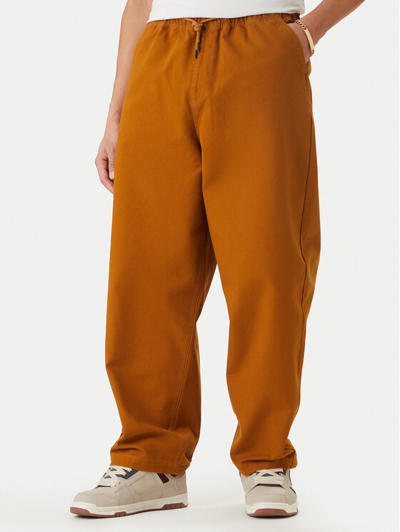 DC Shoes Bavlnené nohavice Framed EDYNP03169 Hnedá Relaxed Fit