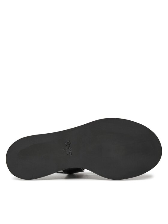 Max Mara Max Mara Sandali Thongstitch 24145210126 Črna