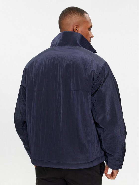 Calvin Klein Calvin Klein Átmeneti kabát Crinkle 2.0 K10K112363 Sötétkék Relaxed Fit