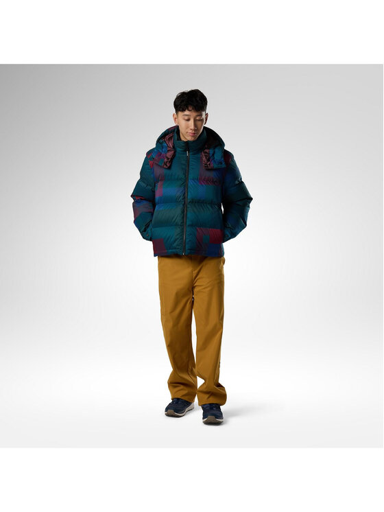 Rossignol Rossignol Kurtka puchowa M Abel Down Hoodie Jacket Turkusowy Regular Fit