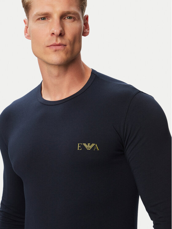 Emporio Armani Underwear Emporio Armani Underwear Majica z dolgimi rokavi EM000383 AF25018 UB102 Mornarsko modra Regular Fit