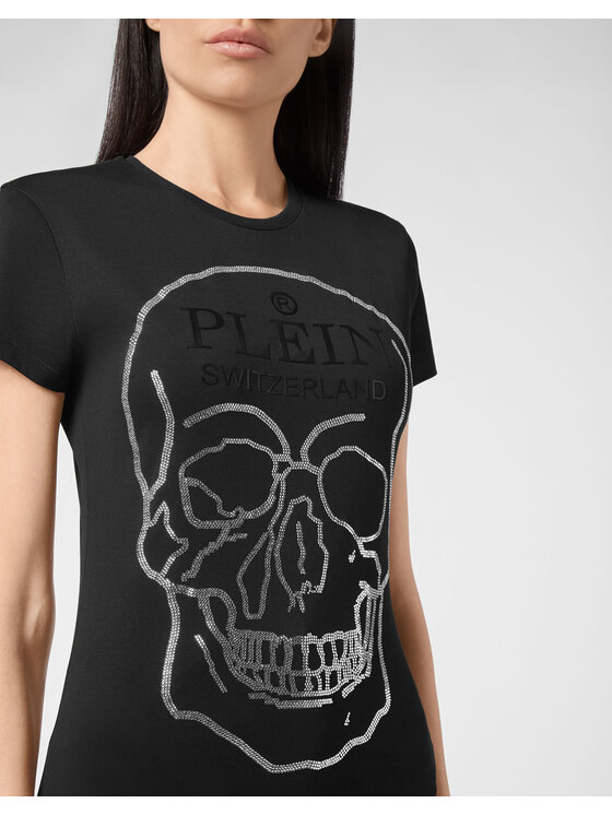 PHILIPP PLEIN PHILIPP PLEIN T-Shirt 8623 Czarny Regular Fit