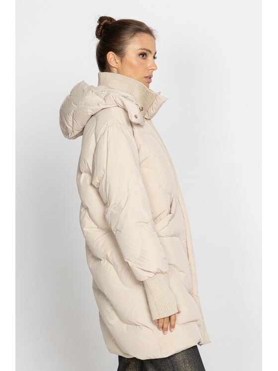 Deni Cler Milano Deni Cler Milano Kurtka zimowa T-DC-9054-D5-40-13-1 Beżowy