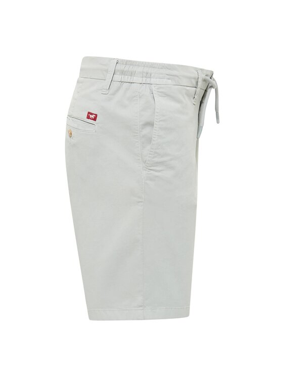 Mustang Mustang Pantaloncini di tessuto Portland Shorts Grigio Slim Fit