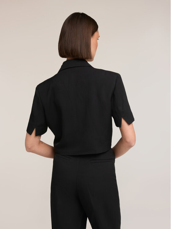 Motivi Motivi Giacca di transizione Q068Q101113N033 Nero Cropp Fit