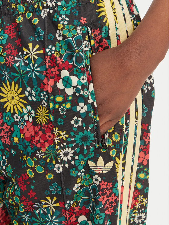 adidas adidas Spodnji del trenirke Liberty London Firebird KD5561 Pisana Loose Fit