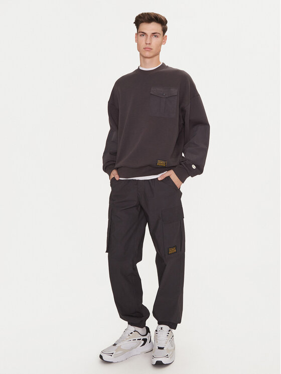 Champion Champion Donji dio trenerke 220415 Crna Loose Fit