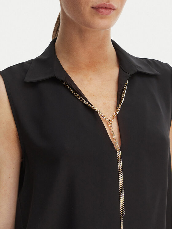 Rinascimento Rinascimento Bluzka CFC0127446003 Czarny Regular Fit