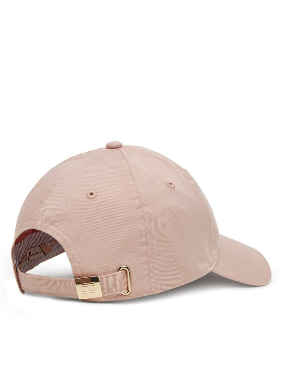 Tommy Hilfiger Tommy Hilfiger Czapka z daszkiem Essential Flag Soft Cap AW0AW17632 Różowy