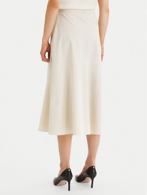 BOSS BOSS Спідниця трапеція Vuleran 1 50557420 Écru Regular Fit