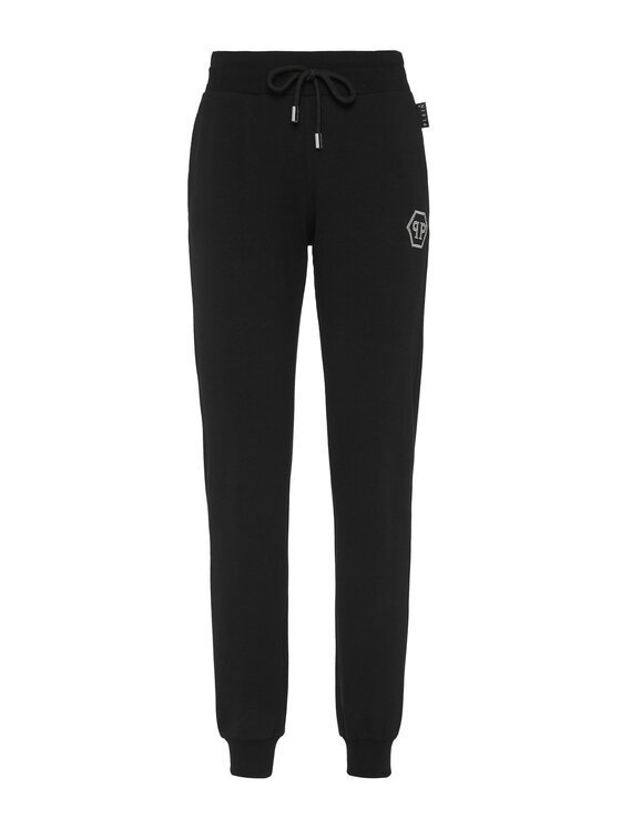 PHILIPP PLEIN PHILIPP PLEIN Jogger nohavice 11635 Čierna Regular Fit