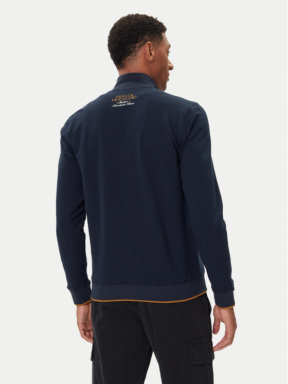 Aeronautica Militare Aeronautica Militare Majica dugih rukava 252FE2062UF00662 Tamnoplava Regular Fit