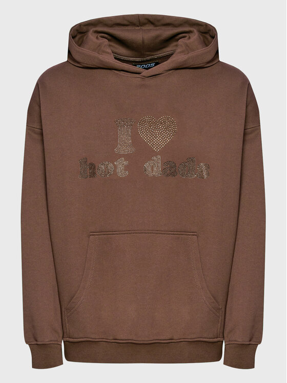 2005 2005 Bluza Unisec Hot Dads Brązowy Relaxed Fit