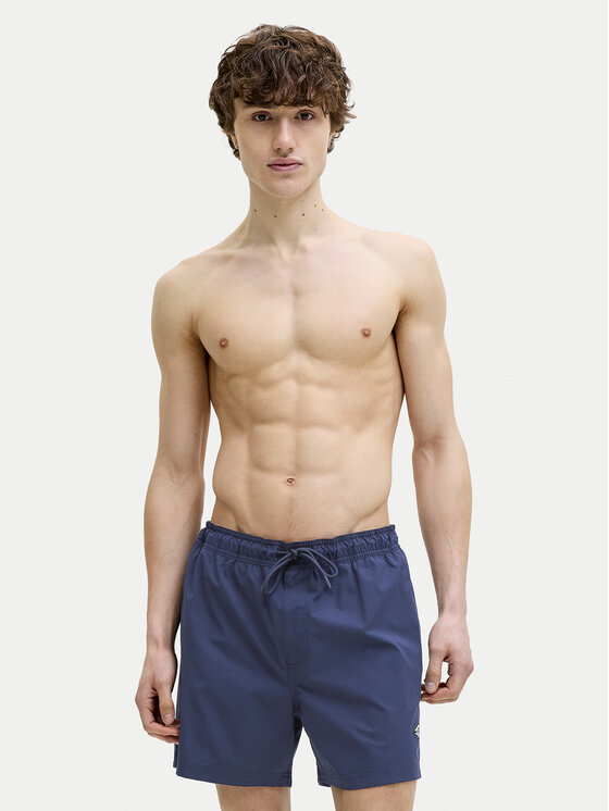 Jack & Jones Jack & Jones Σορτς κολύμβησης Maui Tropic 12291385 Σκούρο μπλε Regular Fit