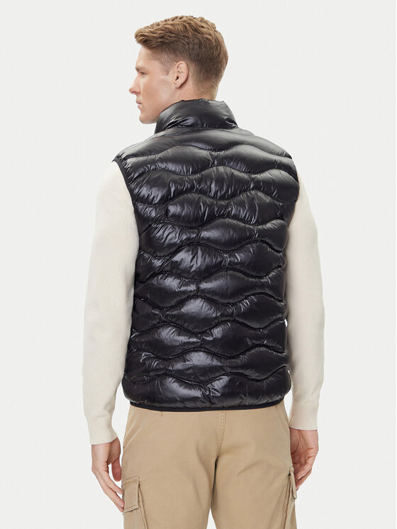 Blauer Blauer Αμάνικο Μπουφάν 25WBLUX02081 Μαύρο Regular Fit
