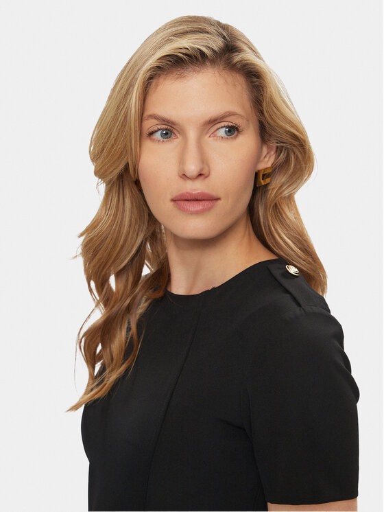 Silvian Heach Silvian Heach Коктейльна сукня Melli GPP24388VE Чорний Slim Fit