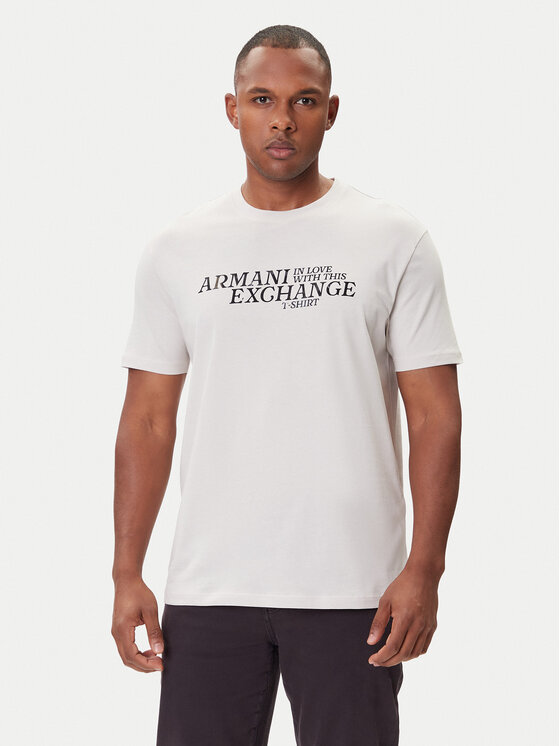 Armani Exchange Armani Exchange Majica XM001413 AF16432 M1164 Écru Regular Fit