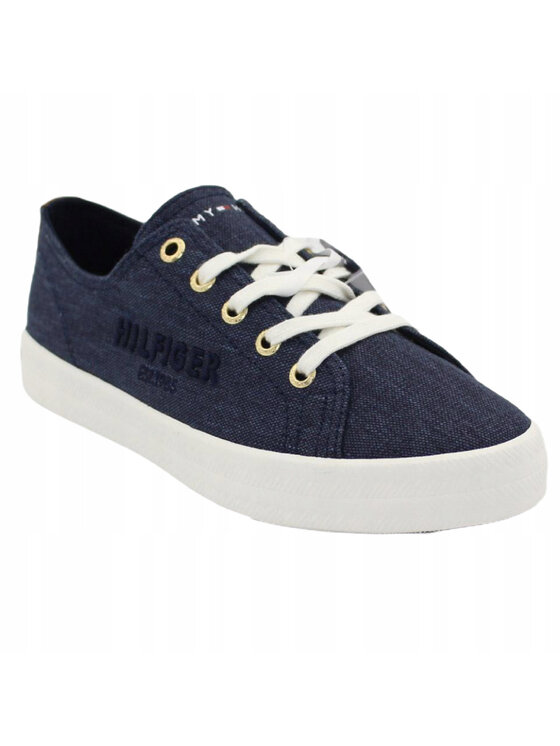 Tommy Hilfiger Tommy Hilfiger Trampki TRAMPKI DAMSKIE BASIC SNEAKER Granatowy