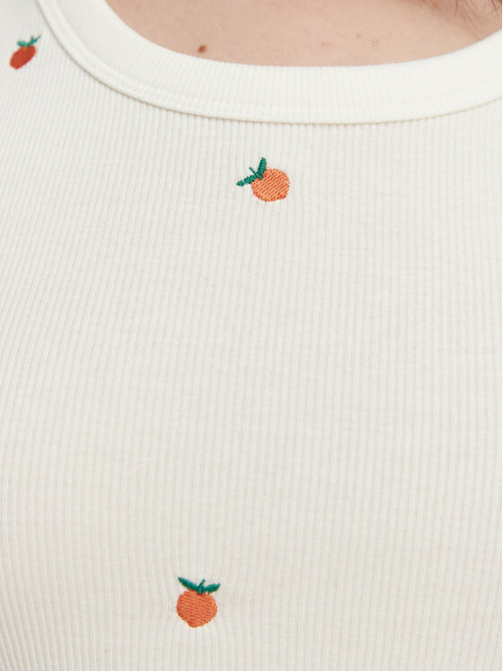 Vero Moda Vero Moda Top Naja 10341964 Bianco Slim Fit