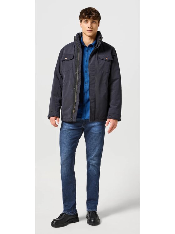Wrangler Wrangler Jeansy Greensboro Niebieski Regular Fit