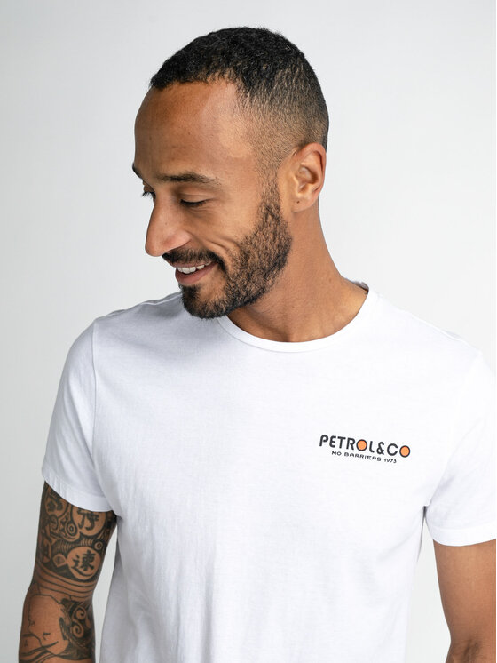 Petrol Industries Petrol Industries T-Shirt M-1030-TSR686 Λευκό Regular Fit