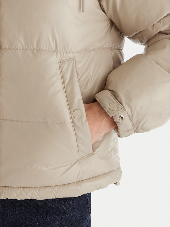Calvin Klein Jeans Calvin Klein Jeans Zimní bunda LV047D505G Béžová Relaxed Fit