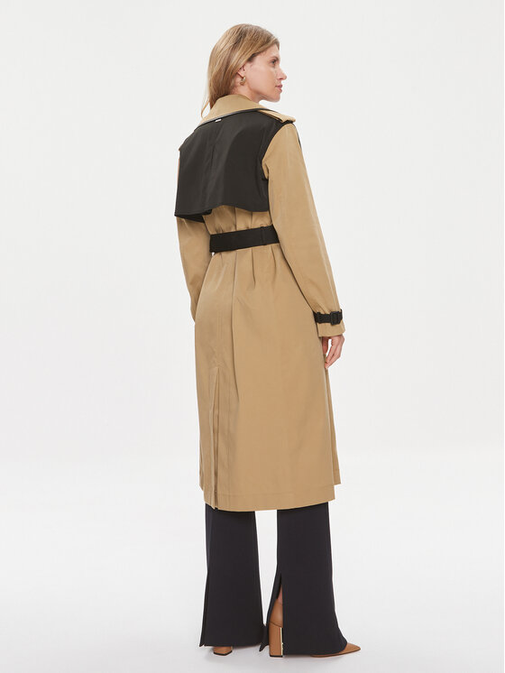 BOSS Boss Тренч Caduca 50505713 Бежов Regular Fit