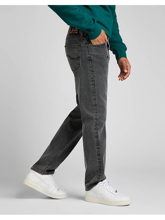 Lee Lee Jeansy WEST Szary Loose Fit
