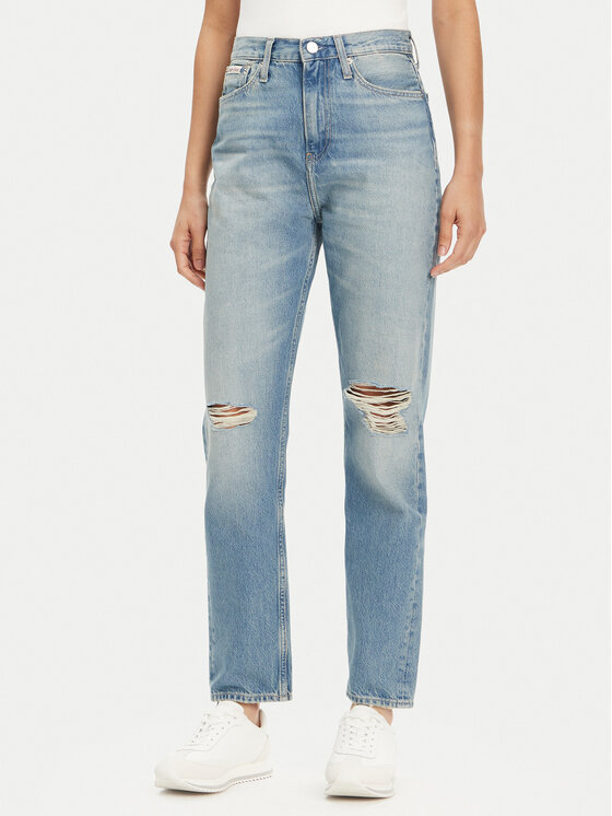 Calvin Klein Jeans Calvin Klein Jeans Jeansy Authentic J20J225124 Modrá Straight Fit