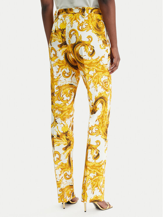 Versace Jeans Couture Versace Jeans Couture Szövet nadrág 80HAA111 NS756 Fehér Regular Fit