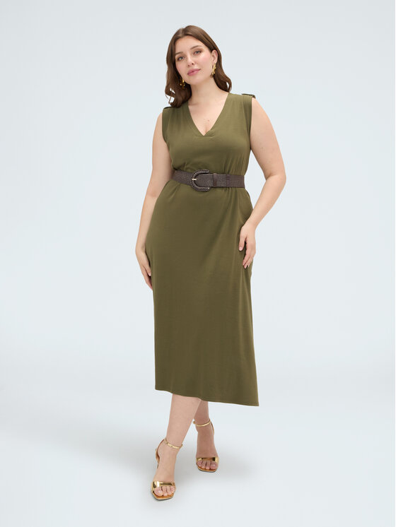 Fiorella Rubino Fiorella Rubino Abito da sera 7808L001250N035 Verde Regular Fit