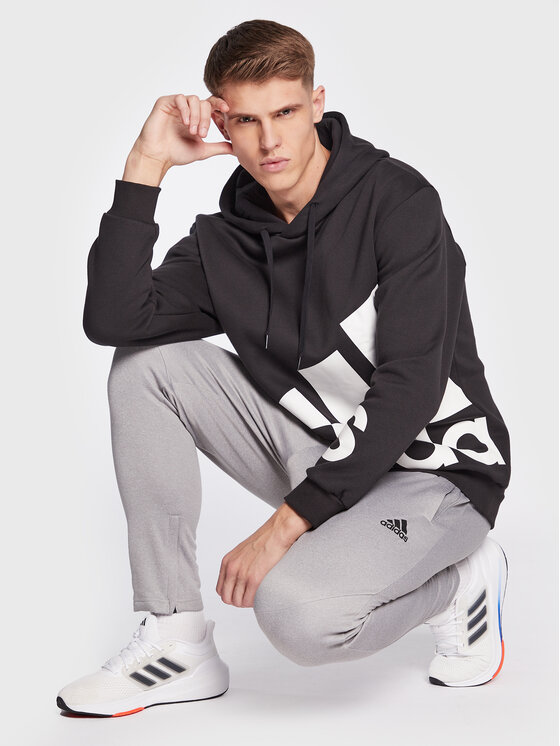 Felpa Essentials Giant Logo HL6925 Nero Loose Fit