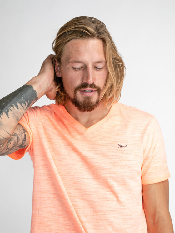 T-shirt M-1030-TSV662 Corallo Regular Fit
