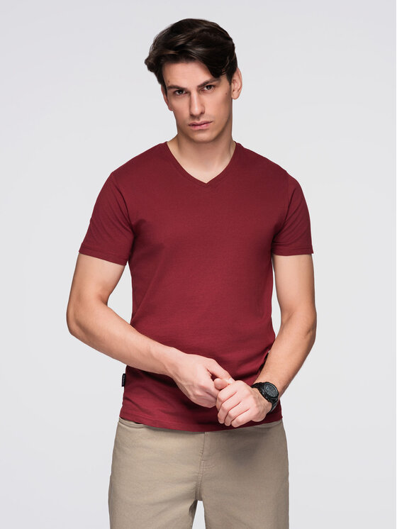 Ombre Ombre Komplet t-shirtów OM-TSBS-0281 Kolorowy Regular Fit