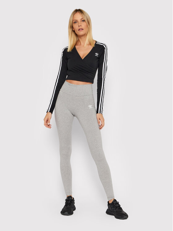 Leggings store adidas grigio