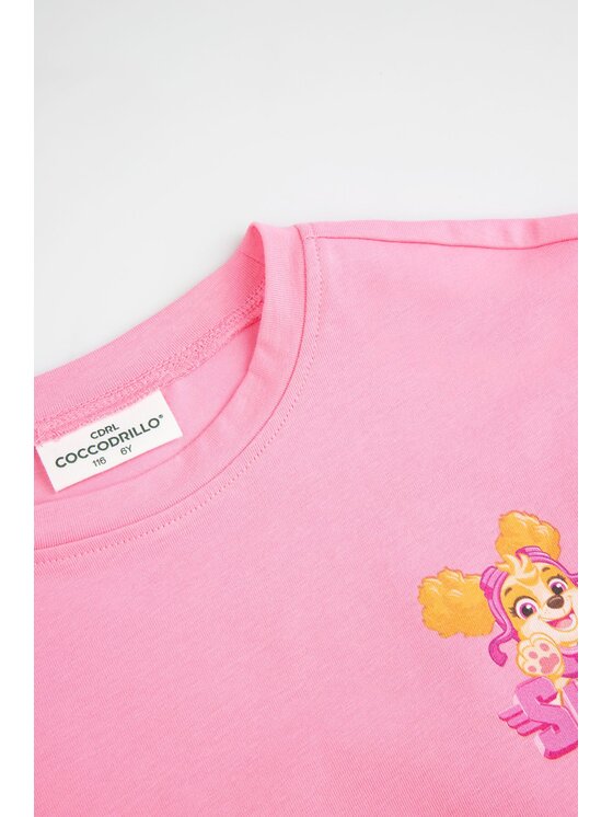 Coccodrillo Coccodrillo T-Shirt WC6143203LGD-007 Różowy Regular Fit