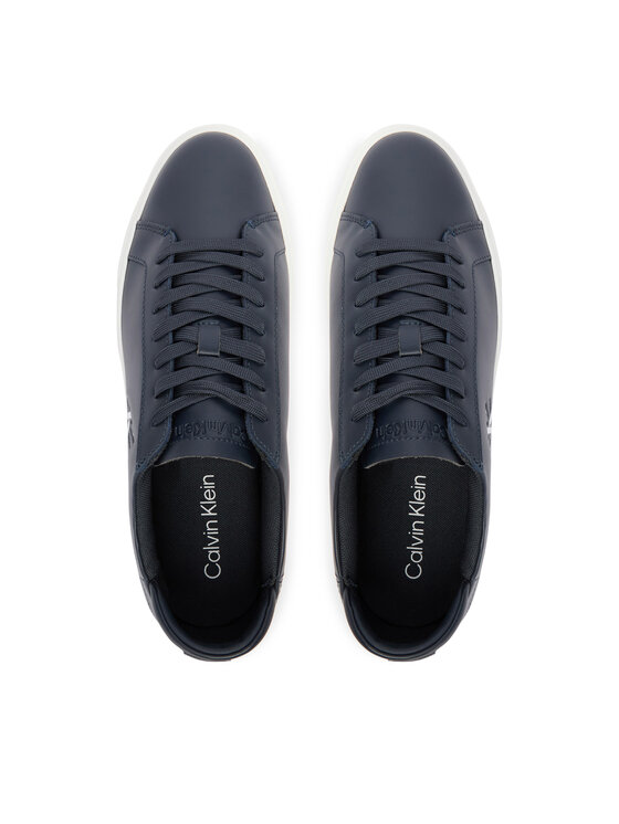 Calvin Klein Calvin Klein Tenisice Basket Cupsole Laceup Lth Ml YM0YM01460 Tamnoplava