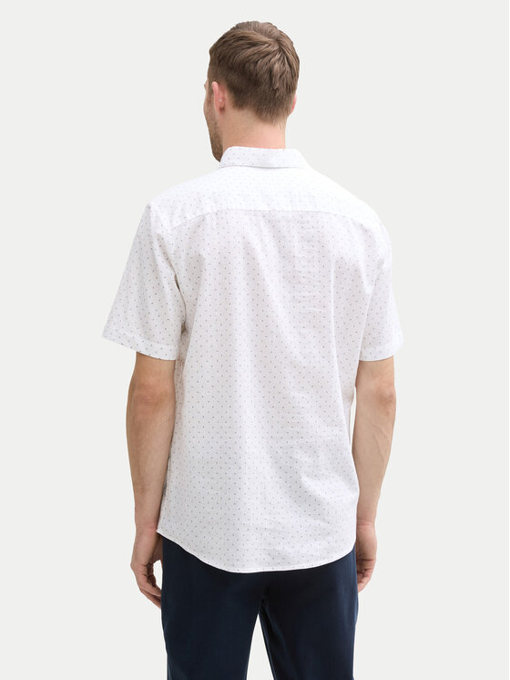 Tom Tailor Tom Tailor Koszula 1045099 Biały Regular Fit