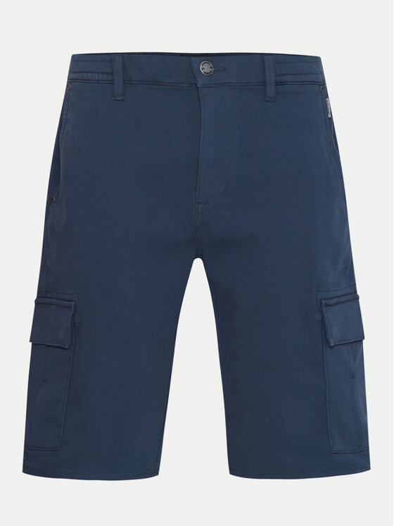 Blend Blend Pantaloncini di tessuto 20716437 Blu scuro Regular Fit