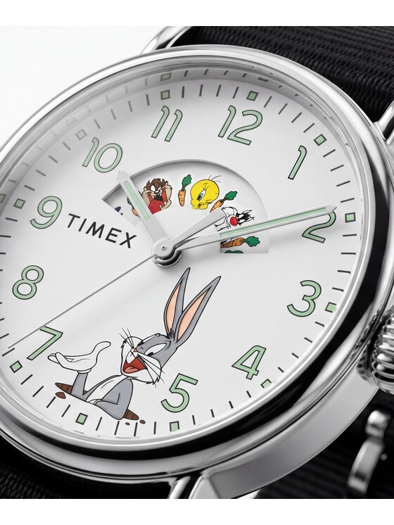 Timex Timex Zegarek TW2Y99100 Czarny