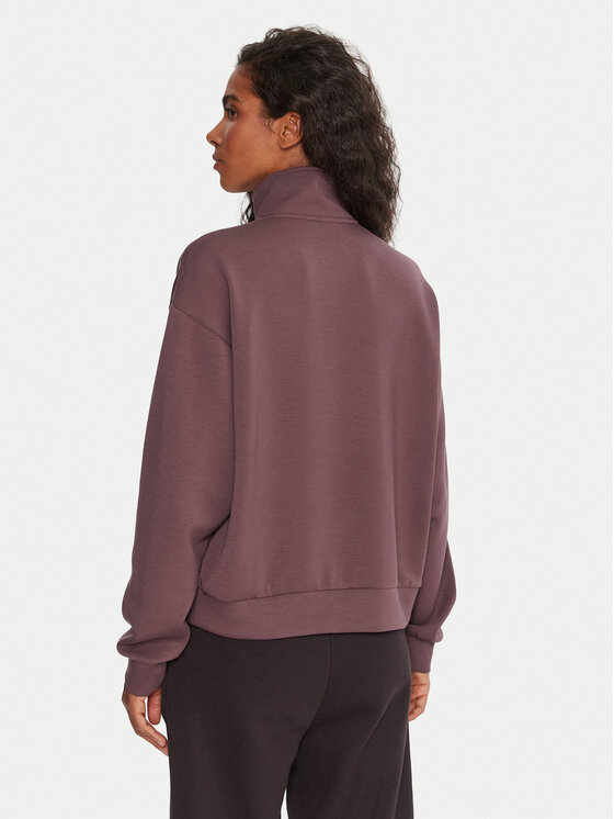 Roxy Roxy Світшот Rise & Vibe Sweet ERJFT05012 Фіолетовий Relaxed Fit