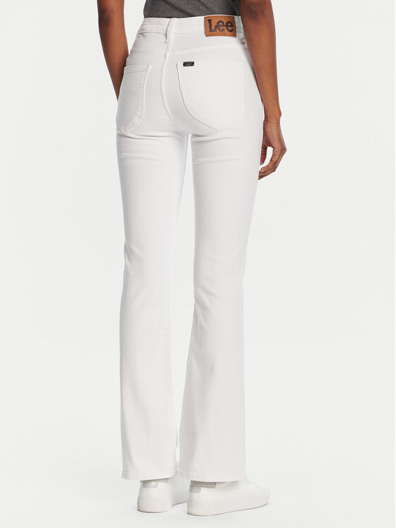 Lee Lee Τζιν Breese 112363795 Λευκό Skinny Fit