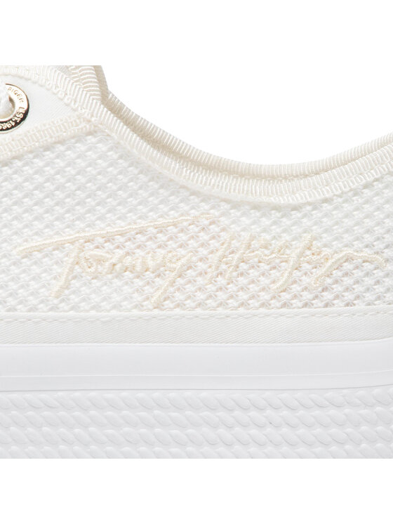 Tommy Hilfiger Tommy Hilfiger Tenisky Essential Th Mesh Sneaker FW0FW06546 Bílá