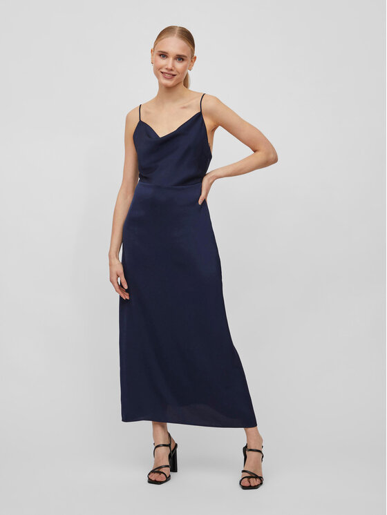 Vila Rochie cocktail Ravenna 14085601 Bleumarin Regular Fit