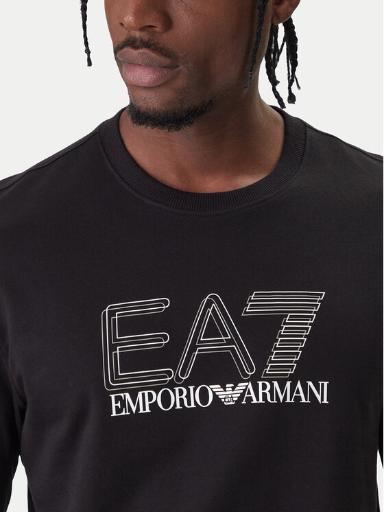 EA7 Emporio Armani EA7 Emporio Armani Majica dugih rukava 7M001312 AF13512 UC001 Crna Regular Fit