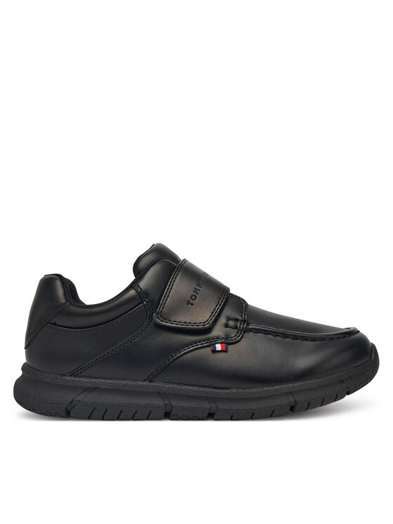 Tommy Hilfiger Pantofi Low Cut Velcro Shoe T3B4-33176-1355 S Negru