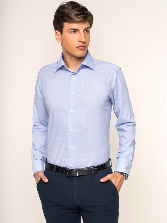 Eton Koszula Niebieski Slim Fit Modivo Pl