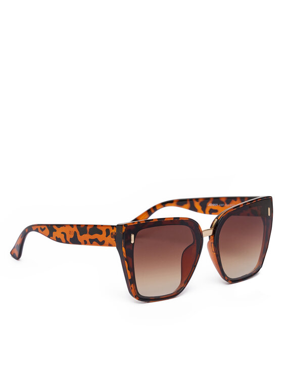 JENNY JENNY Saulesbrilles 4WF-020-SS25 Brūns