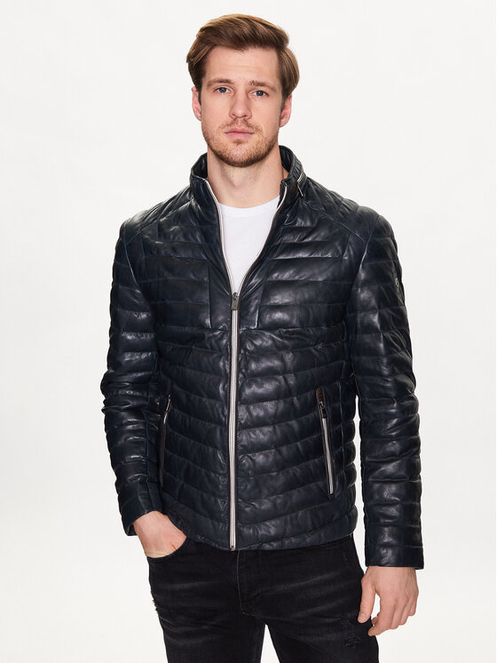 Milestone Milestone Odinė striukė Malik 991019 60215 Tamsiai mėlyna Regular Fit