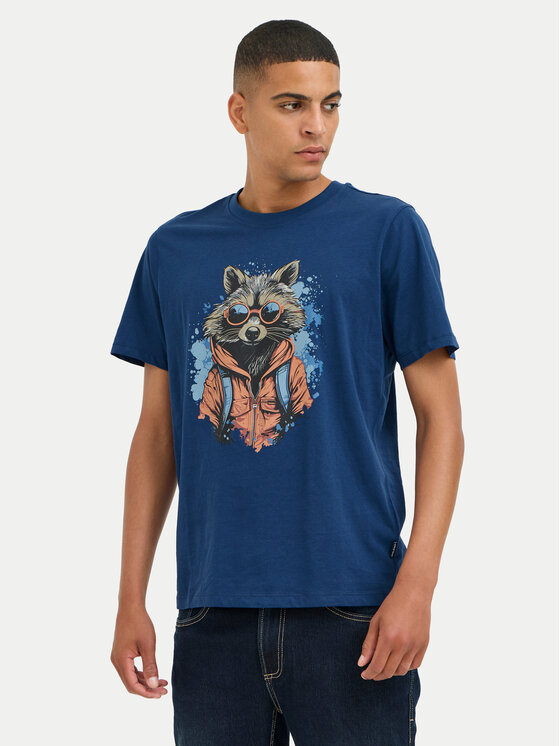 Férfi Póló Blend, Méret: XXL, Kék, 20717754